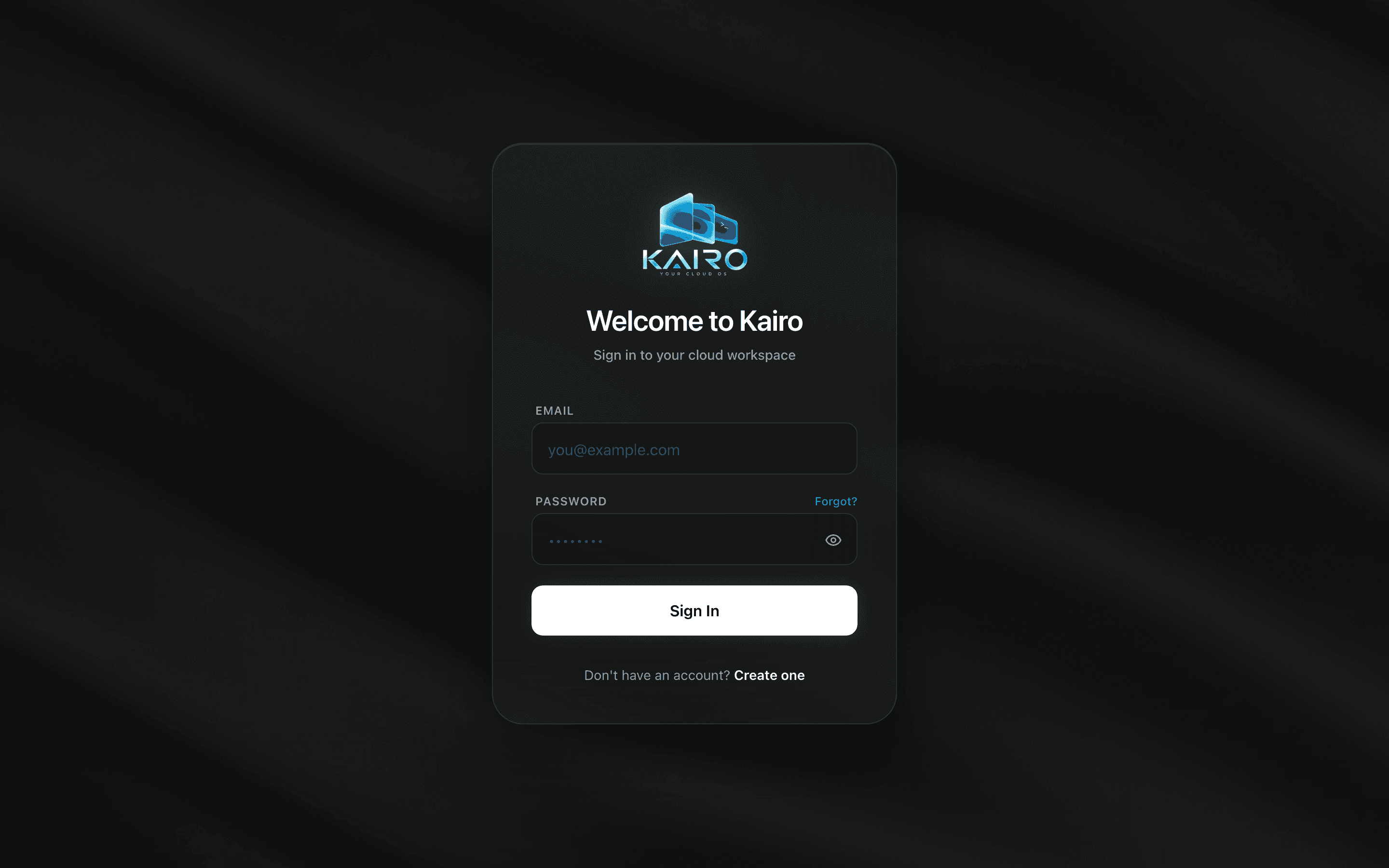 Sign in from a browser